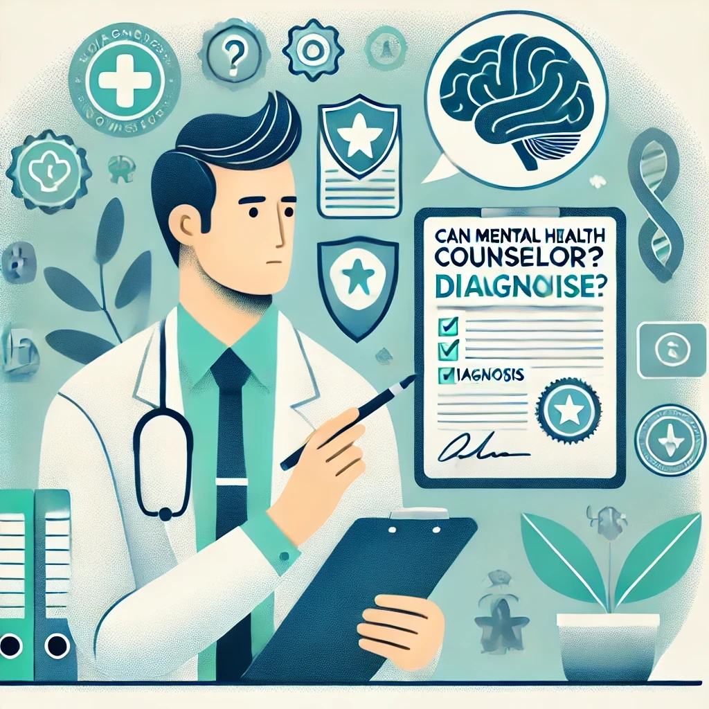 can mental health counselors diagnose