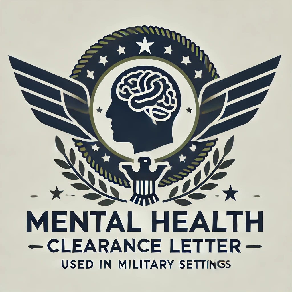 mental health clearance letter for military
